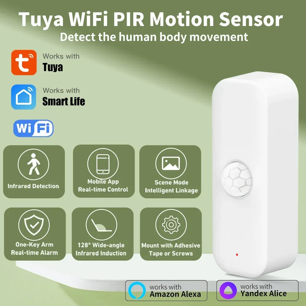 투야 와이파이 모션 센서 PIR 스마트 인체 홈 도난  - Smart Home Gadgets 리뷰 및 가격