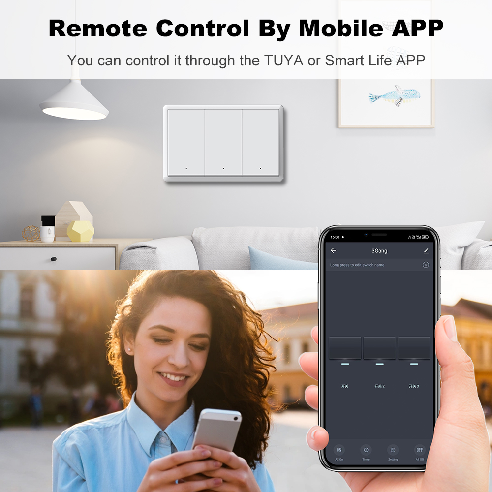 MANHOT ZigBee3.0 스마트 스위치 중성선 없 - Smart Home Voice Control 리뷰 및 가격