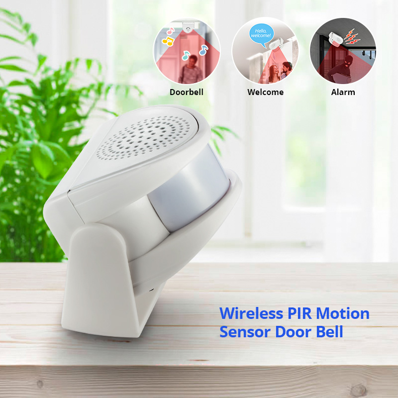32 노래 환영 적외선 차임 초인종 무선 PIR 동작  - Wireless Door Sensor 리뷰 및 가격